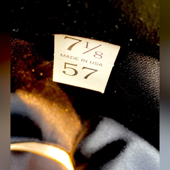 Tuff Hedeman Black Merino Wool Felt Cowboy Hat - Picture 4 of 11